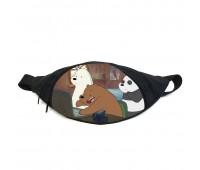 Поясная сумка бананка Вся правда о медведях (GB-WBB 01) Gear Bag черная Поясная сумка бананка Вся правда о медведях (GB-WBB 01) Gear Bag черная