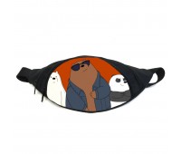 Поясная сумка бананка Вся правда о медведях (GB-WBB 02) Gear Bag черная Поясная сумка бананка Вся правда о медведях (GB-WBB 02) Gear Bag черная