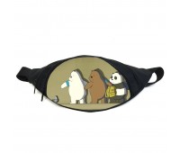 Поясная сумка бананка Вся правда о медведях (GB-WBB 04) Gear Bag черная Поясная сумка бананка Вся правда о медведях (GB-WBB 04) Gear Bag черная