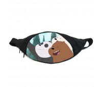 Поясная сумка бананка Вся правда о медведях (GB-WBB 013) Gear Bag черная Поясная сумка бананка Вся правда о медведях (GB-WBB 013) Gear Bag черная