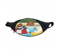Поясная сумка бананка Вся правда о медведях (GB-WBB 015) Gear Bag черная Поясная сумка бананка Вся правда о медведях (GB-WBB 015) Gear Bag черная