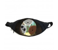 Поясная сумка бананка Вся правда о медведях (GB-WBB 016) Gear Bag черная Поясная сумка бананка Вся правда о медведях (GB-WBB 016) Gear Bag черная