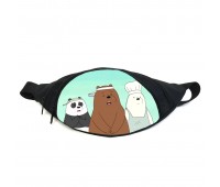 Поясная сумка бананка Вся правда о медведях (GB-WBB 020) Gear Bag черная Поясная сумка бананка Вся правда о медведях (GB-WBB 020) Gear Bag черная