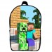 Рюкзак Майнкрафт Minecraft детский (Gear bag mini M011) черный, 29 х 21 х 9 см