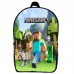 Рюкзак Майнкрафт Minecraft детский (Gear bag mini M015) черный, 29 х 21 х 9 см