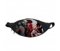 Поясная сумка бананка Отель Хазбин (GB-HH 07) Gear Bag черная