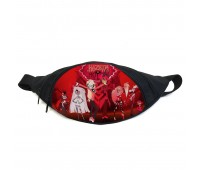 Поясная сумка бананка Отель Хазбин (GB-HH 020) Gear Bag черная