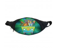 Поясная сумка бананка Скуби ду (GB-SBD015) Gear Bag черная