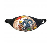Поясная сумка бананка Том и Джерри (GB-TJ 02) Gear Bag черная