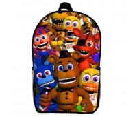 Рюкзак ФНАФ Аніматроніки 5 ночей з Фредді дитячий (Gear bag mini FNAF 02) чорний, 29 х 21 х 9 см