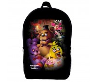 Рюкзак ФНАФ Аніматроніки 5 ночей з Фредді дитячий (Gear bag mini FNAF 07) чорний, 29 х 21 х 9 см