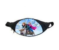 Поясная сумка бананка Холодное сердце Frozen (GB-FR 03) Gear Bag черная