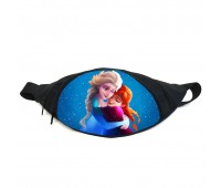 Поясная сумка бананка Холодное сердце Frozen (GB-FR 07) Gear Bag черная