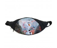 Поясная сумка бананка Холодное сердце Frozen (GB-FR 08) Gear Bag черная