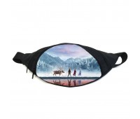 Поясная сумка бананка Холодное сердце Frozen (GB-FR 012) Gear Bag черная