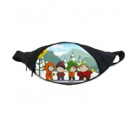 Поясная сумка бананка Южный Парк South Park (GB SP-017) Gear Bag черная