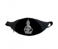 Поясная сумка бананка Футурама (GB-F 07) Gear Bag черная
