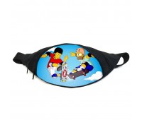 Поясная сумка бананка Симпсоны (GB-simpsons 03) Gear Bag черная