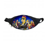 Поясная сумка бананка Симпсоны (GB-simpsons 013) Gear Bag черная