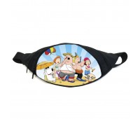 Поясная сумка бананка Гриффины (GB- Family Guy 010) Gear Bag черная
