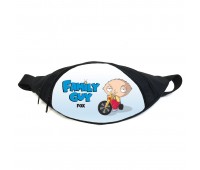 Поясная сумка бананка Гриффины (GB- Family Guy 017) Gear Bag черная