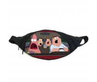 Поясная сумка бананка Гриффины (GB- Family Guy 020) Gear Bag черная