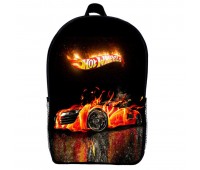 Рюкзак Хотвілс дитячий (Gear bag Hot wheels mini 011) чорний, 29 х 21 х 9 см
