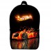Рюкзак Хотвилс детский (Gear bag Hot wheels mini 011) черный, 29 х 21 х 9 см