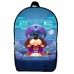 Рюкзак Бравл Старс Гавс детский (Gear bag Brawl Stars mini 08) черный, 29 х 21 х 9 см
