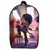 Рюкзак Бравл Старс Эдгар детский (Gear bag Brawl Stars mini 09) черный, 29 х 21 х 9 см