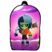 Рюкзак Бравл Старс Бібі дитячий (Gear bag Brawl Stars mini 014) чорний, 29 х 21 х 9 см