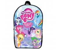 Рюкзак Mій маленький поні дитячий (Gear bag mini My little pony 08) чорний, 29 х 21 х 9 см