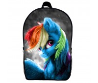 Рюкзак Mій маленький поні дитячий (Gear bag mini My little pony 09) чорний, 29 х 21 х 9 см