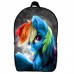 Рюкзак Мой маленький пони детский (Gear bag My little pony mini 09) черный, 29 х 21 х 9 см