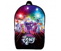 Рюкзак Mій маленький поні дитячий (Gear bag mini My little pony 011) чорний, 29 х 21 х 9 см
