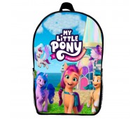 Рюкзак Mій маленький поні дитячий (Gear bag mini My little pony 012) чорний, 29 х 21 х 9 см