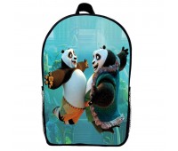Рюкзак Панда кунг-фу дитячий (Gear bag KF mini 01) чорний, 29 х 21 х 9 см