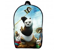 Рюкзак Панда кунг-фу дитячий (Gear bag KF mini 02) чорний, 29 х 21 х 9 см