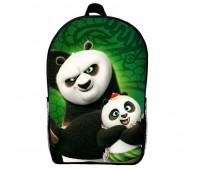 Рюкзак Панда кунг-фу дитячий (Gear bag KF mini 04) чорний, 29 х 21 х 9 см