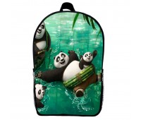 Рюкзак Панда кунг-фу дитячий (Gear bag KF mini 06) чорний, 29 х 21 х 9 см