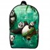 Рюкзак Панда кунг-фу дитячий (Gear bag KF mini 06) чорний, 29 х 21 х 9 см