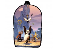 Рюкзак Панда кунг-фу дитячий (Gear bag KF mini 07) чорний, 29 х 21 х 9 см