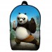 Рюкзак Панда кунг-фу детский (Gear bag KF mini 010) черный, 29 х 21 х 9 см