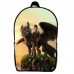 Рюкзак Как приручить дракона детский (Gear bag Беззубик mini 03) черный, 29 х 21 х 9 см