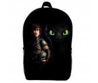 Рюкзак Як приручити дракона дитячий (Gear bag Беззубик mini 05) чорний, 29 х 21 х 9 см
