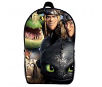 Рюкзак Як приручити дракона дитячий (Gear bag Беззубик mini 09) чорний, 29 х 21 х 9 см