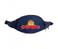 Сумка Бананка на пояс Гарфилд  (Garfild-07) Cappuccino Toys синяя