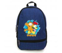 Рюкзак Гарфилд Cappuccino Toys (Garfild-001-blue) синий, размер 28 х 13 х 35 см