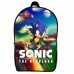 Рюкзак Сонік дитячий (Gear bag mini Sonic 02) чорний, 29 х 21 х 9 см