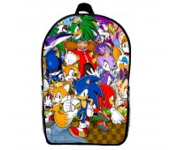 Рюкзак Сонік дитячий (Gear bag mini Sonic 03) чорний, 29 х 21 х 9 см